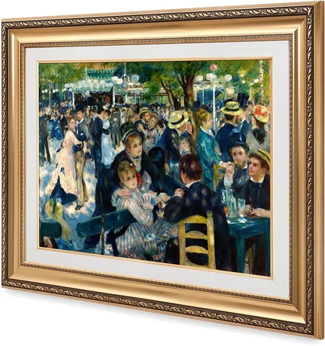 Miniatura 14 de DECORARTS - Bal du Moulin de la Galette, Reproducción de Arte de Pierre Auguste Renoir. Impresiones sobre lienzo en giclée para decoración de pared