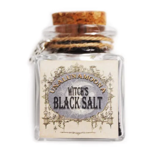 Miniatura 7 de UnaLunaMoona Kit de sal negra Wicca Sal negra para protección Brujería de sal negra Protección empática Sal de bruja Suministros