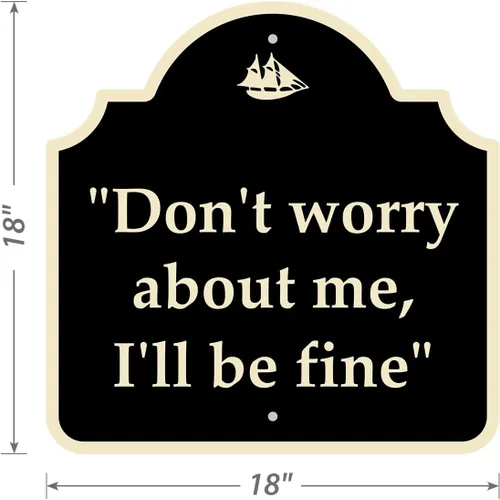 Miniatura 3 de SmartSign Letrero de diseño personalizado, aluminio de 18 x 18 pulgadas, aspecto decorativo de alta calidad, laminado, para exteriores, interiores