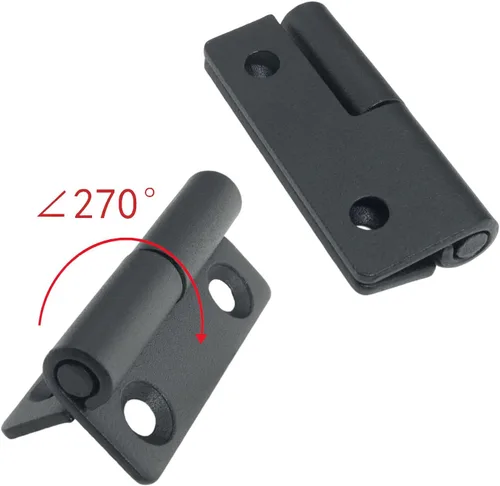 Miniatura 3 de Bisagras de elevación negras de acero inoxidable 304 bisagras desmontables de 1.969 x 1.417 x 0.079 in, bisagras de bandera pequeñas, bisagras