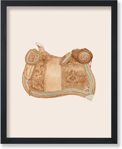 Miniatura 50 de Poster Master Póster vintage de cuero para silla de montar, estampado retro de vaquero, arte de silla de montar, diseño occidental, impresión