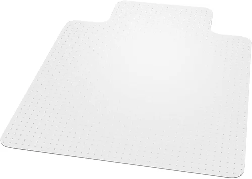 Miniatura 2 de Staples Tapete para silla de oficina, tapetes transparentes con borde, alfombras de pelo medio, cobertura extendida debajo del escritorio, 48 x 36