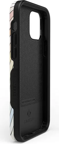 Miniatura 9 de Casely Funda para iPhone 11 Pro Max Ride The Wave Forro de arcoíris pastel Diseño protector audaz