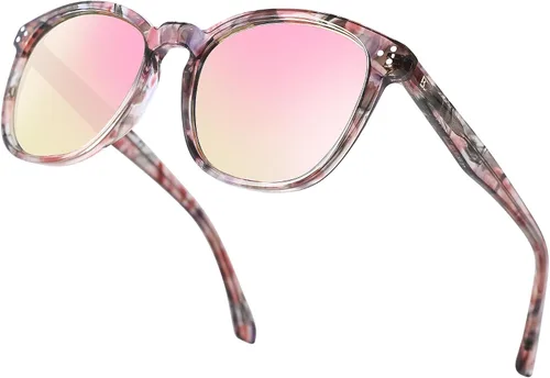 Miniatura 21 de Gafas de sol polarizadas para mujer con protección UV para mujer, a la moda, grandes sombras con marco de acetato BC2110