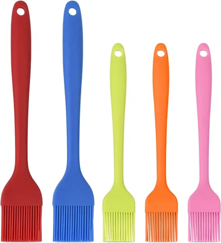 Miniatura 9 de Hhyn Juego de Cepillos de Silicona para Repostería 2 Piezas Resistente al Calor para Esparcir Aceite, Mantequilla, Salsa para Barbacoa, Parrilla