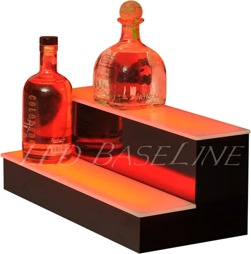 Estante de barra LED de 2 escalones de 16"
