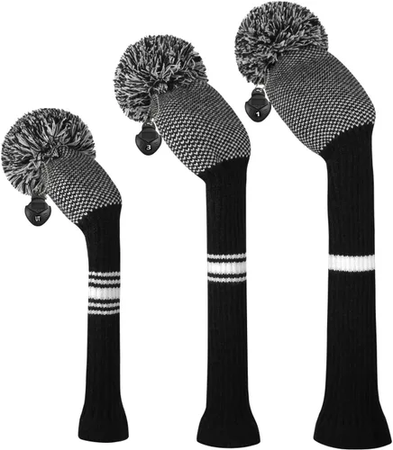 Miniatura 12 de Scott Edward Juego de 3 fundas para cabezas de golf que se adaptan bien al conductor (460 cc) de madera de calle e híbridas (UT). El cambio perfecto
