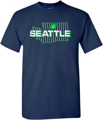 Miniatura 48 de Xtreme Apparrel Camiseta para hombre Team Field Map para aficionados al fútbol Dallas - Camisa azul marino
