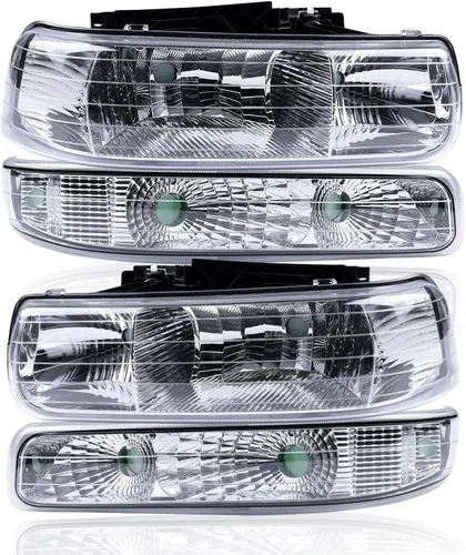 Miniatura 39 de CHEDA Conjunto de Faros Delanteros Faro Compatible con GMC Canyon/Chevy Colorado 2004-2012 Conjunto de Faros Luces de Parachoques