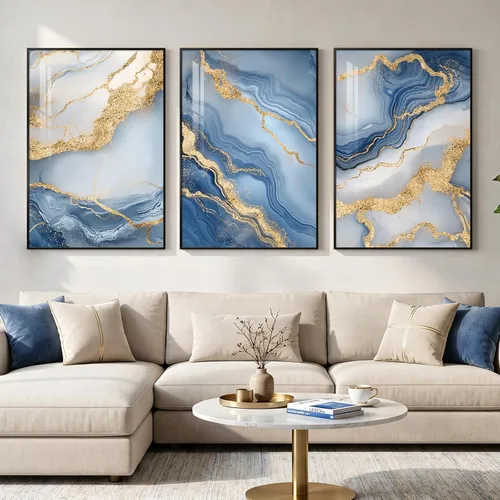 Miniatura 29 de Framed Sage Green Abstract Landscape Wall Art for Bedroom, 3 Piece Modern Canvas Prints Paintings Artwork for Walls, Minimalist Nature Pictures for