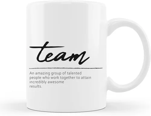Miniatura 6 de QUICQOD Leader Definition - Taza de café – Regalos de agradecimiento para liderazgo, jubilación, mentor, supervisor – Cerámica negra de 11 onzas