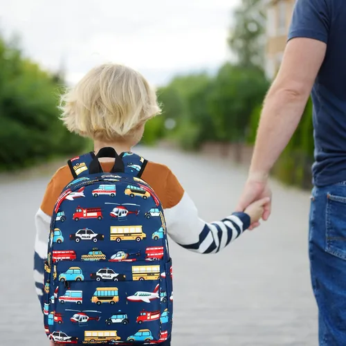 Miniatura 4 de CAMTOP - Conjunto de mochila y lonchera con estampados divertidos para niños de preescolar y primaria