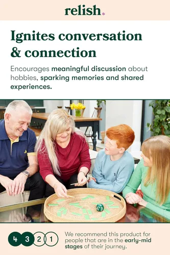 Miniatura 2 de Relish - Juego de cartas de conversación Dementia Game, Link & Think Hobbies - Actividades y productos para el Alzheimer, juegos y juguetes