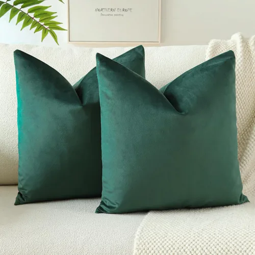 Miniatura 21 de OTOSTAR Fundas de almohada decorativas de terciopelo suave, funda de cojín cuadrada sólida, fundas de almohada para decoración del hogar, fundas