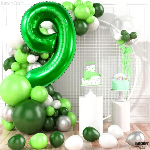 Miniatura 564 de KatchOn, Globo grande azul número 2 de 40 pulgadas Decoraciones de cumpleaños de Baby Shark para niño de 2 años Globo azul número 2 Globo