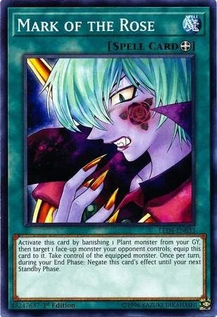 Yu-Gi-Oh! - Marca de la Rosa - LED4-EN033 - Duelistas legendarios: Hermanas de la Rosa - 1ª Edición - Común