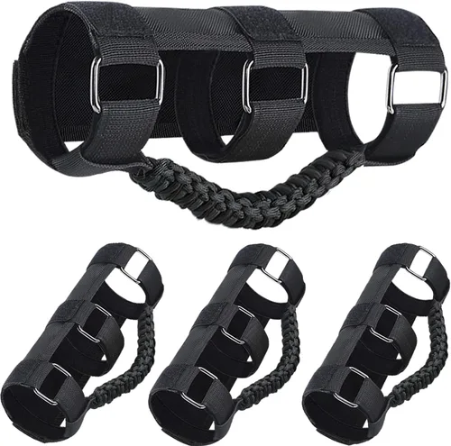 Asas de agarre de barra antivuelco, agarres de mano, accesorios de paracord, agarre manual para Jeep Wrangler JL JK TJ YJ Gladiator Sahara Rubicon