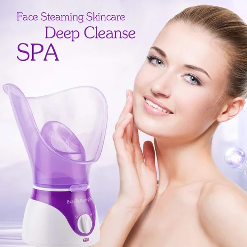 Miniatura 2 de Vaporizador facial, BeauTy Nymph - Vaporizador facial sauna spa en casa para abrir poros y extraer puntos negros, rejuvenece e hidrata tu piel