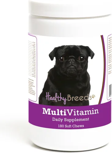 Miniatura 214 de Healthy Breeds Bulldog francés multivitamínico suave masticable para perros 180