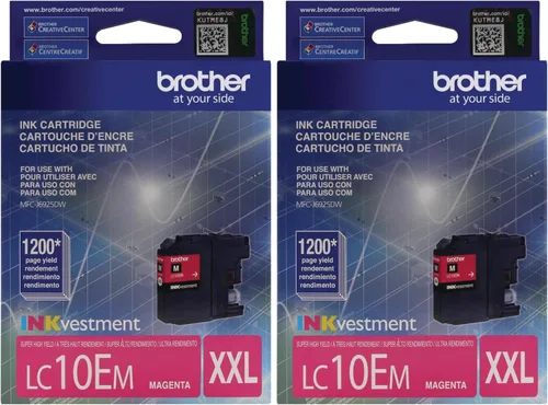 Miniatura 9 de Brother Cartucho de tinta magenta de alto rendimiento para impresora LC10EM