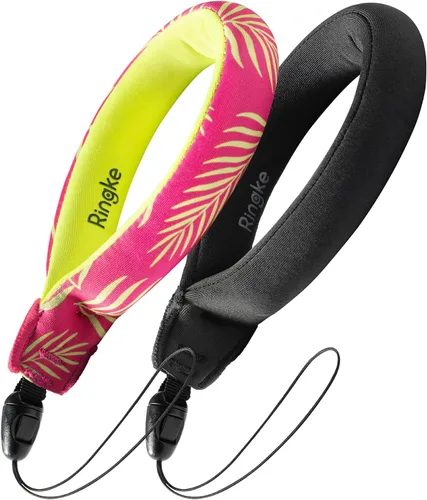 Miniatura 12 de Ringke Correa de flotador impermeable (paquete de 2), correa flotante, pulsera, agarre de mano, cordón compatible con cámara, teléfono, llave