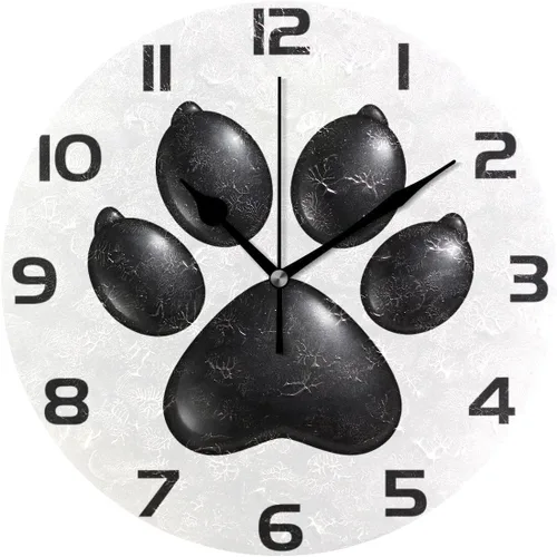 Miniatura 9 de ALAZA - Reloj de pared redondo con mapa étnico de África, silencioso, sin tictac, pintura al óleo para el hogar, oficina, escuela, arte decorativo