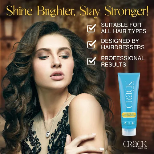 Miniatura 6 de CRACK HAIR FIX - Acondicionador nutritivo e hidratante para desenredar, domar y mejorar la resistencia de tu cabello (10 onzas / 10.0 fl oz)