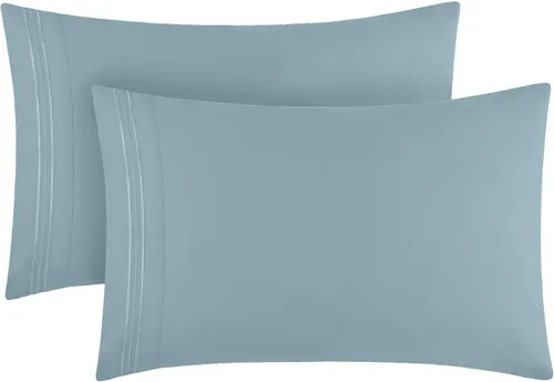 Miniatura 60 de Mellanni Fundas de almohada – Fundas de almohada lujosas, extrasuaves, refrescantes – 2 fundas de almohada de la colección Iconic – Cierre de sobre