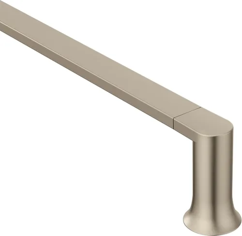 Miniatura 13 de Moen Genta LX Cromo Moderno Soporte de Toalla de 24 Pulgadas para Montar en Pared, Soporte de Toalla Individual para Baño, BH3824CH Cromado