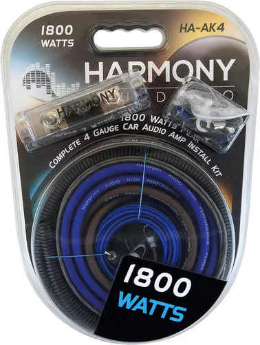 Miniatura 7 de Harmony Audio HA-A800.1 Amplificador de subwoofer universal para coche Clase D Amplificador mono de 1600 W, 43C104 10 pulgadas Serie C10 Sub