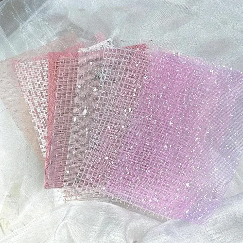 Miniatura 5 de Juego de 30 piezas de papel de recortes texturizado hecho a mano y tela de malla - Hojas A5 únicas para manualidades, mezcla de papel de arroz