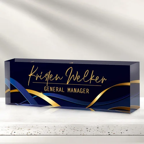Miniatura 33 de Placa de nombre de oficina personalizada para escritorio, placa de nombre de escritorio, regalos personalizados para compañeros de trabajo, jefe