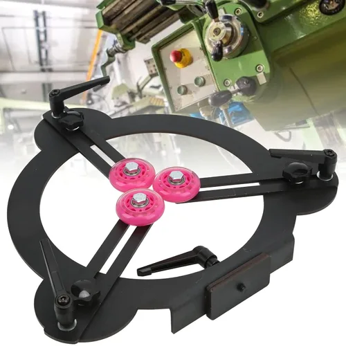 Miniatura 3 de Torno de madera para torneado de precisión ajustable, accesorios de torno de madera, herramienta de torneado de acero redondo para carpintería