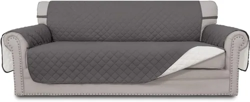 Miniatura 147 de Easy-Going - Funda para sofá, futón y sillón sin reposabrazos, reversible, resistente al agua, para mascotas y niños (azul oscuro/azul claro)