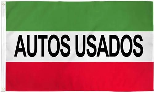 Autos Usados Bandera 3x5 ft Autos Usados Banner Sign Publicidad Car Concesionario Bandera