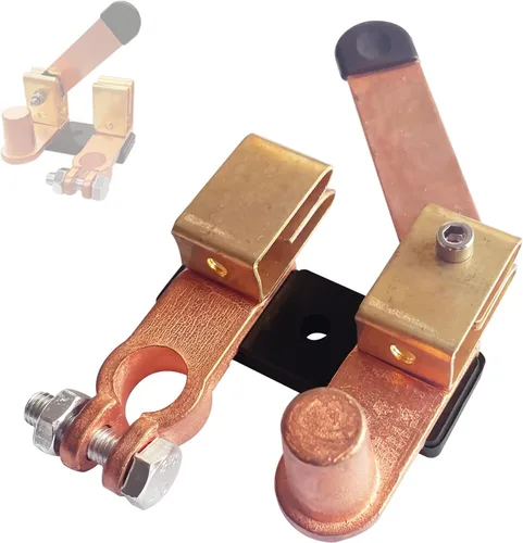 Miniatura 9 de Ampper Interruptor de desconexión de batería de poste lateral de 12 V 24 V, interruptor de batería de hoja de cuchillo, desconexión de corte