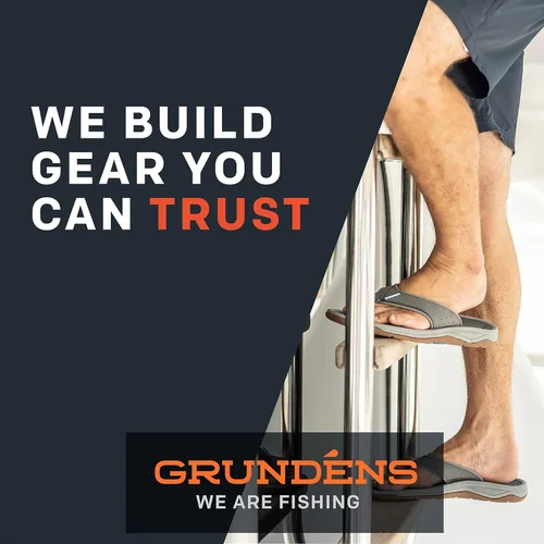Miniatura 5 de Grundens DECK-BOSS Sandalia para hombre, duradera, de apoyo