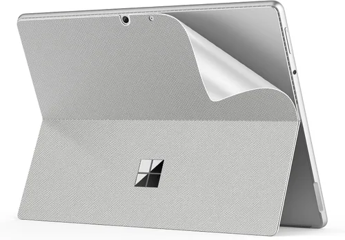 Miniatura 9 de MoKo Calcomanía para tableta Microsoft Surface de 12 pulgadas 2025, piel sintética, cubierta protectora para Surface Pro de 12 pulgadas, color negro