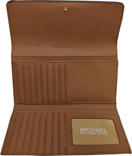 Miniatura 4 de Michael Kors - Cartera de viaje para mujer, tamaño grande, con tres pliegues.