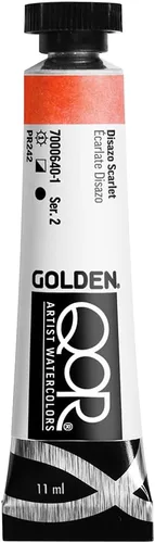 Miniatura 63 de GOLDEN QoR Acuarelas para artistas, Azul cobalto y teja, tubo de 11 ml, pintura profesional de acuarela, semiopaca Verde azulado cobalto
