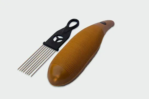 Miniatura 5 de DP Music Parranda Kit de percusión con bolsa de transporte, pandereta de bandera de Puerto Rico de 8 pulgadas, claves, Güiro y Maracas de plástico