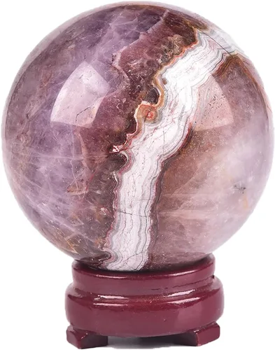 Miniatura 31 de JIC Gem Esfera de cristal de cuarzo Pietersite, bola de cristal decorativa azules y marrones dorados para meditación, decoraciones de mesa
