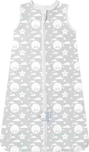 Miniatura 10 de TotAha - Saco de Dormir Ligero, Manta Portátil Elástica, Suave y Acogedora con Cremalleras Seguras de 2 Vías para 0-6-12-24 Meses 0.5 TOG