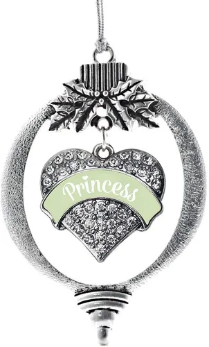 Miniatura 255 de Inspired Silver - Adorno con dije de hermana gemela - Adornos navideños de plata con circonitas cúbicas
