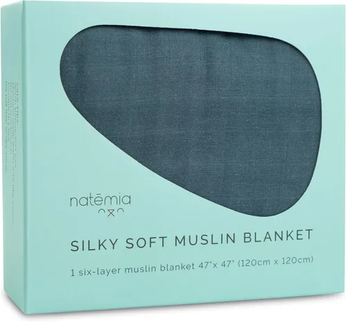 Miniatura 20 de Natemia Manta de muselina para bebé, ultra suave, transpirable, para niñas y niños, esenciales para recién nacidos, funda multiusos para cochecito