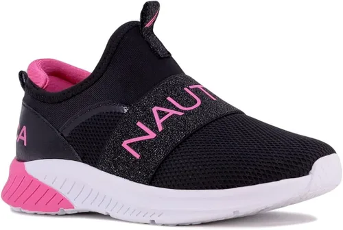 Nautica Tenis deportivos de moda para niños y niñas, para correr, deslizables, para niños pequeñosniños grandes