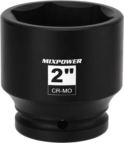 Miniatura 18 de MIXPOWER Juego de 6 puntos de 3/4 de pulgada de accionamiento profundo de impacto de casquillo - 33mm (métrico), CR-MO, casquillo de tuerca de eje