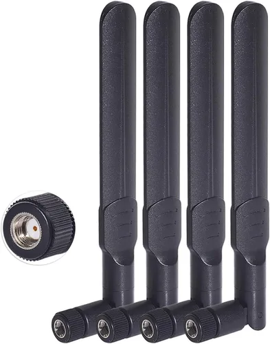 Miniatura 8 de Bingfu Antena de doble banda WiFi 2.4GHz 5GHz 5.8GHz 8dBi MIMO RP-SMA Macho Antena (paquete de 2) para enrutador WiFi, tarjeta de red inalámbrica
