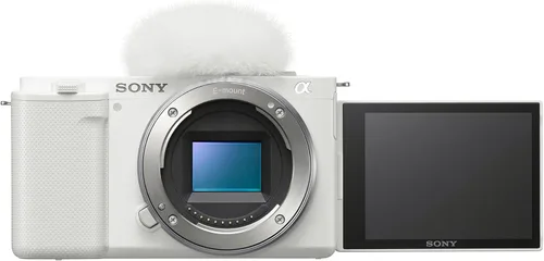 Sony - Cámara de vlog sin espejo Alpha ZV-E10 - Solo cuerpo - Blanco 2-Blanco