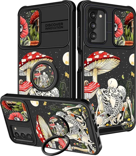 Miniatura 37 de Funermei Funda para teléfono Samsung Galaxy Note 10 Plus – Funda femenina bonita para niñas, diseño inspirador estético con funda para cámara